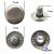 Кнопка металлическая "Альфа" с пружиной, 15 мм (уп. 720+/-20 шт), цвет никель - купить в Муроме. Цена: 1 481.69 руб.