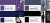 Костюмная ткань "Элис" 18-3921, 200 гр/м2, шир.150см, цвет голубика - купить в Муроме. Цена 306.20 руб.