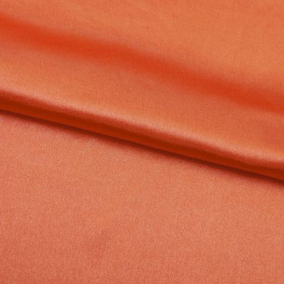 Поли креп-сатин 18-1445, 120 гр/м2, шир.150см, цвет оранжевый - купить в Муроме. Цена 155.57 руб.
