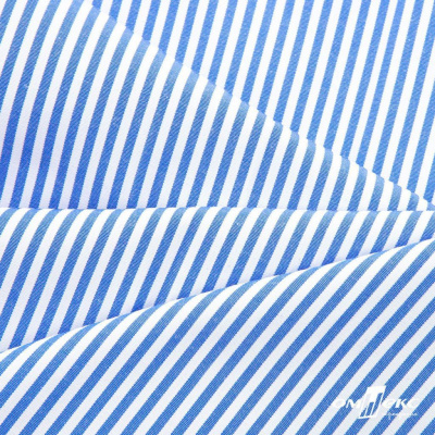 Ткань сорочечная Полоска Кенди, 115 г/м2, 58% пэ,42% хл, шир.150 см, цв.3-синий, (арт.110) - купить в Муроме. Цена 306.69 руб.