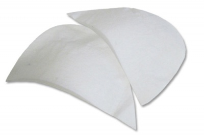 Плечевые накладки И-8 НЦ, составные, цвет белый - купить в Муроме. Цена: 47.27 руб.