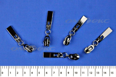 Слайдер декоративный, металлический №1/спираль Т7/никель - купить в Муроме. Цена: 6.29 руб.