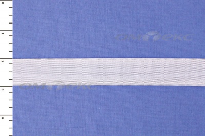 Резинка, 410 гр/м2, шир. 10 мм (в нам. 100 +/-1 м), белая бобина - купить в Муроме. Цена: 3.31 руб.