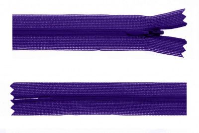 Молния потайная Т3 866, 50 см, капрон, цвет фиолетовый - купить в Муроме. Цена: 8.62 руб.