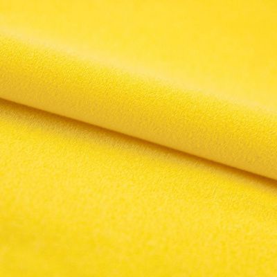 Креп стрейч Амузен 12-0752, 85 гр/м2, шир.150см, цвет жёлтый - купить в Муроме. Цена 194.07 руб.