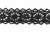 Тесьма кружевная 0621-1567, шир. 15 мм/уп. 20+/-1 м, цвет 080-чёрный - купить в Муроме. Цена: 471.74 руб.