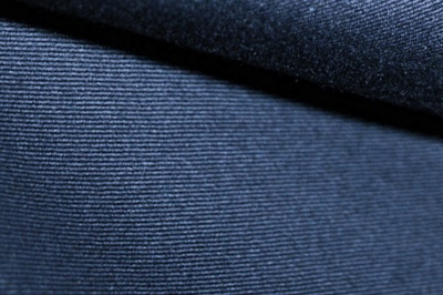 Ткань костюмная 8874/3, цвет темно-синий, 100% полиэфир - купить в Муроме. Цена 433.60 руб.