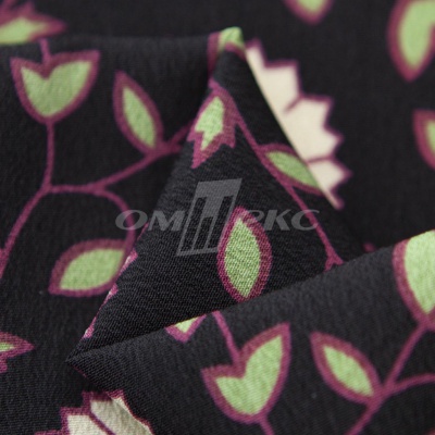 Плательная ткань "Фламенко" 10.1, 80 гр/м2, шир.150 см, принт растительный - купить в Муроме. Цена 241.49 руб.