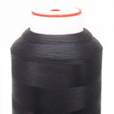 Нитки текстурированные некручёные, намот. 5 000 м, цвет чёрный - купить в Муроме. Цена: 70.43 руб.