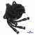 Шнурки #106-04, круглые 130 см, декор.наконечник, цв.чёрный - купить в Муроме. Цена: 31.89 руб.