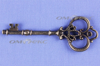 Декоративный элемент для творчества из металла "Ключ"8,5 см  - купить в Муроме. Цена: 26.66 руб.
