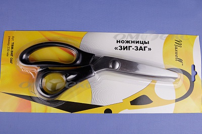 Ножницы ЗИГ-ЗАГ "MAXWELL" 230 мм - купить в Муроме. Цена: 1 041.25 руб.