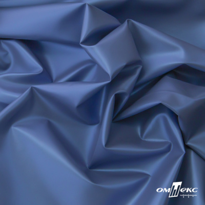 Курточная ткань "Милан", 100% Полиэстер, PU, 110гр/м2, шир.155см, цв. синий - купить в Муроме. Цена 340.23 руб.