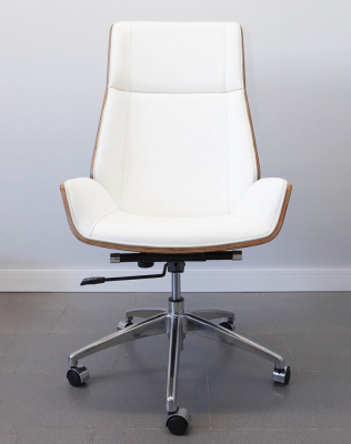Кресло из натуральной кожи, каркас дерево арт. FX-BC06 - купить в Муроме. Цена 34 820.52 руб.