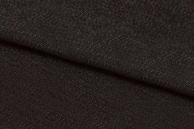 Ткань джинсовая №96, 160 гр/м2, шир.148см, цвет чёрный - купить в Муроме. Цена 350.42 руб.