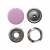 Кнопка рубашечная (закрытая) 9,5мм - эмаль, цв.003 - розовый - купить в Муроме. Цена: 5.74 руб.