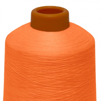 Нитки текстурированные некручёные 457, намот. 15 000 м, цвет оранжевый - купить в Муроме. Цена: 204.10 руб.