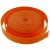 Стропа текстильная, шир. 25 мм (в нам. 50+/-1 ярд), цвет оранжевый - купить в Муроме. Цена: 409.94 руб.