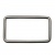 Рамка металлическая прямоугольная, 40 х 15 мм- тём.никель - купить в Муроме. Цена: 4.60 руб.