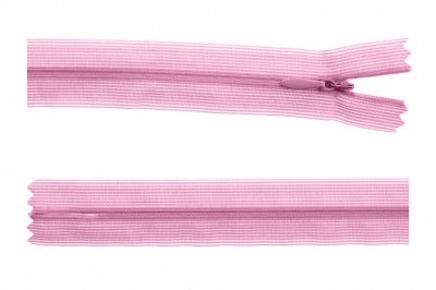 Молния потайная Т3 513, 60 см, капрон, цвет св.розовый - купить в Муроме. Цена: 10.13 руб.