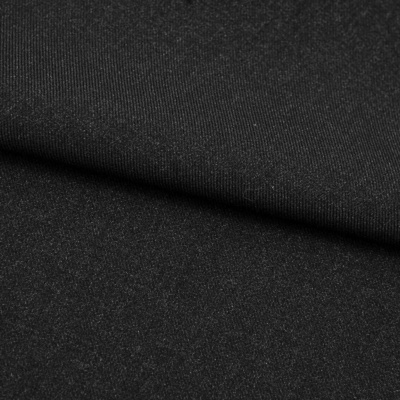 Ткань костюмная 24880 2022, 220 гр/м2, шир.150см, цвет чёрный - купить в Муроме. Цена 446.45 руб.