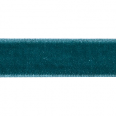 Лента бархатная нейлон, шир.12 мм, (упак. 45,7м), цв.65-изумруд - купить в Муроме. Цена: 392 руб.