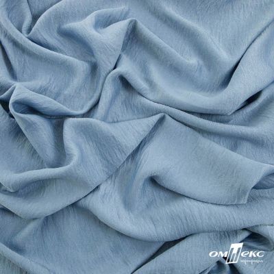 Ткань плательная Муар, 100% полиэстер,165 (+/-5) гр/м2, шир. 150 см, цв. Серо-голубой - купить в Муроме. Цена 215.65 руб.