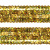 Тесьма с пайетками D16, шир. 20 мм/уп. 25+/-1 м, цвет золото - купить в Муроме. Цена: 778.19 руб.