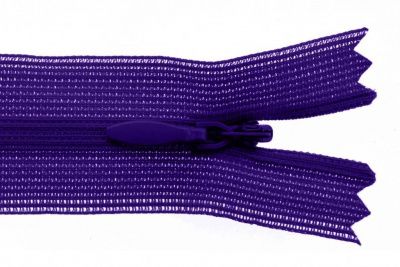 Молния потайная Т3 866, 50 см, капрон, цвет фиолетовый - купить в Муроме. Цена: 8.62 руб.