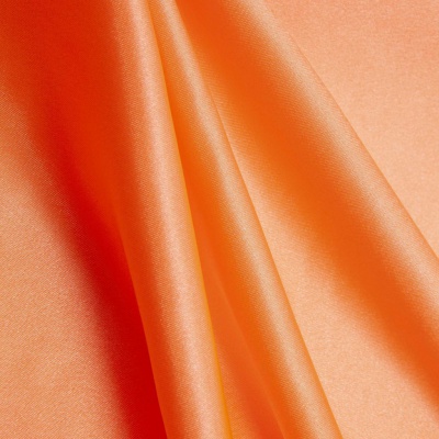 Поли креп-сатин 16-1543, 120 гр/м2, шир.150см, цвет персик - купить в Муроме. Цена 155.57 руб.