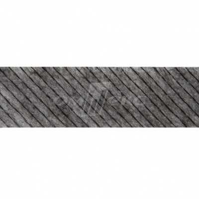 KQ217N -прок.лента нитепрошивная по косой 15мм графит 100м - купить в Муроме. Цена: 2.27 руб.