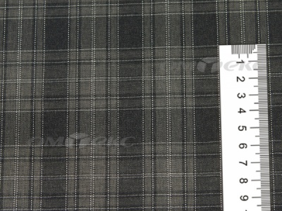 Ткань костюмная клетка 25235 2004, 185 гр/м2, шир.150см, цвет серый/бел - купить в Муроме. Цена 