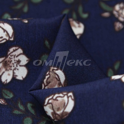 Плательная ткань "Фламенко" 3.2, 80 гр/м2, шир.150 см, принт растительный - купить в Муроме. Цена 239.03 руб.
